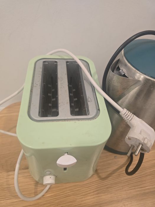 Torradeira Hoffen Verde Menta - Estilo Retro (2 Fatias)