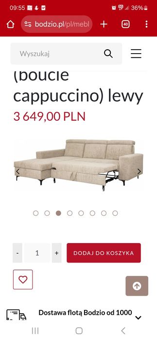 Sprzedam narożnik nowy