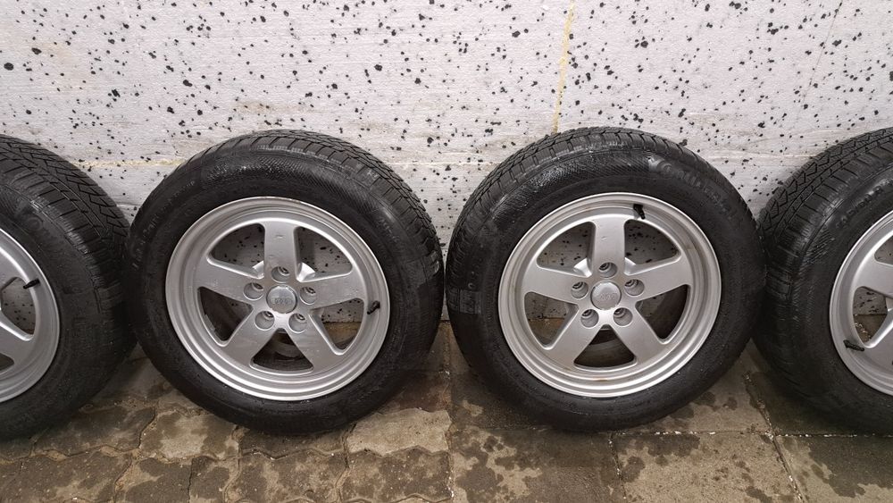Alufelgi 16 Audi A3 A4 A5 A6 5x112   Opony Zimowe Continental 6,60mm