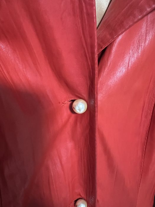 Плащ с натуральної шкіри