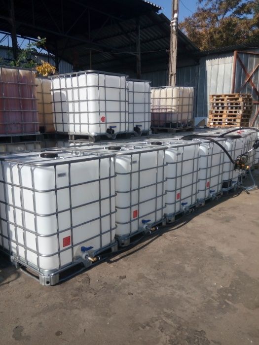 Еврокуб вкладыш бочка емкость куб 1000л новый Краны переходники крышки