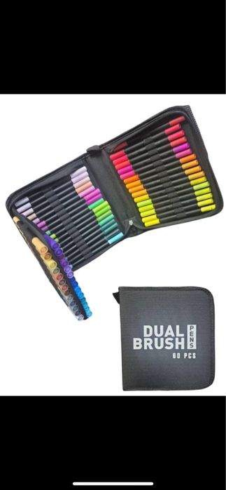 Набір акварельних двосторонніх маркерів