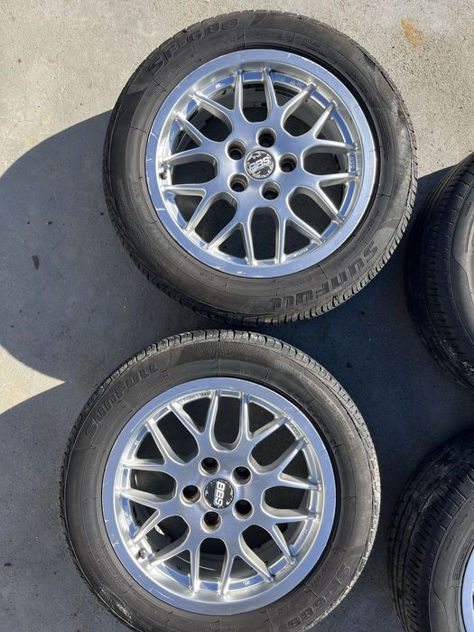 Vendo 4 jantes bbs  r16 5x 112 com pneus