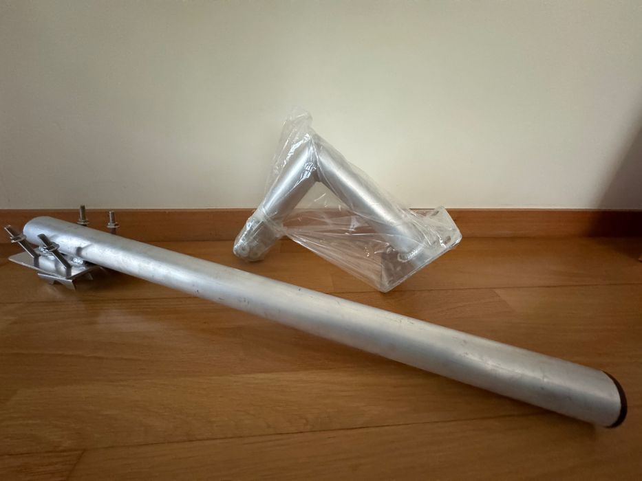Suporte parede para satélite Premium X 25 cm Aluminium - NOVO