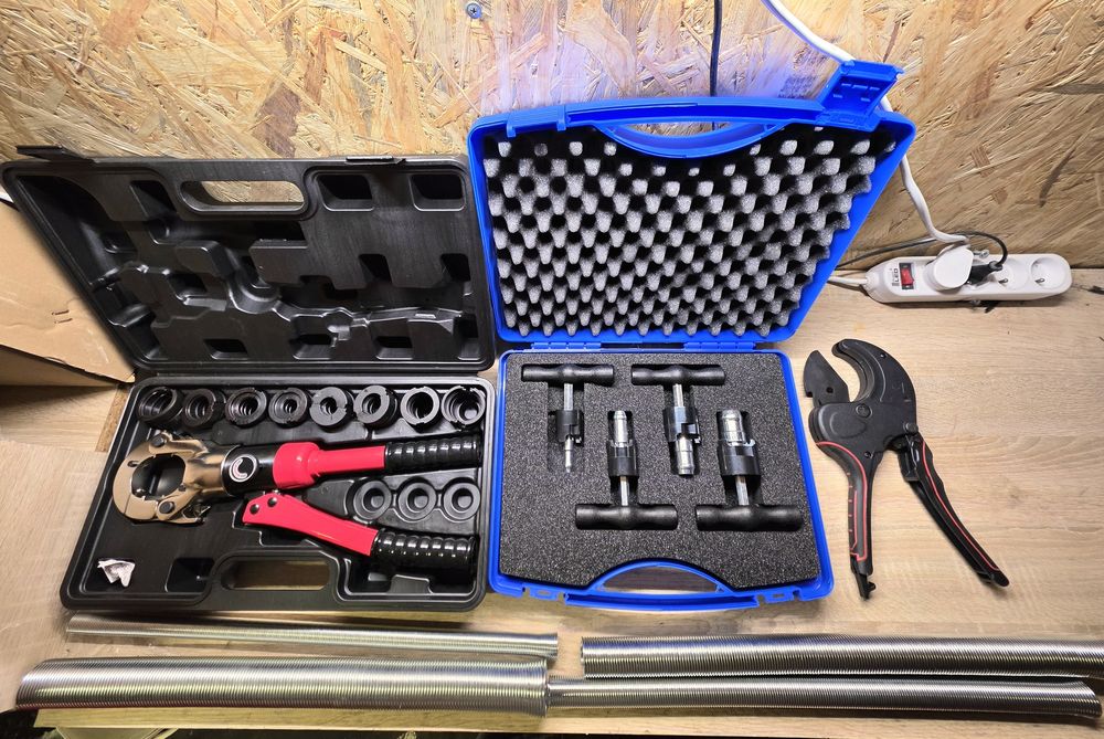 Wynajem zaciskarka do rur PEX, praska, Kalibratory