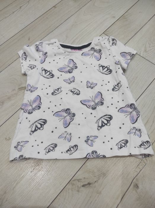 T-shirt dziewczęcy w motylki So Cute