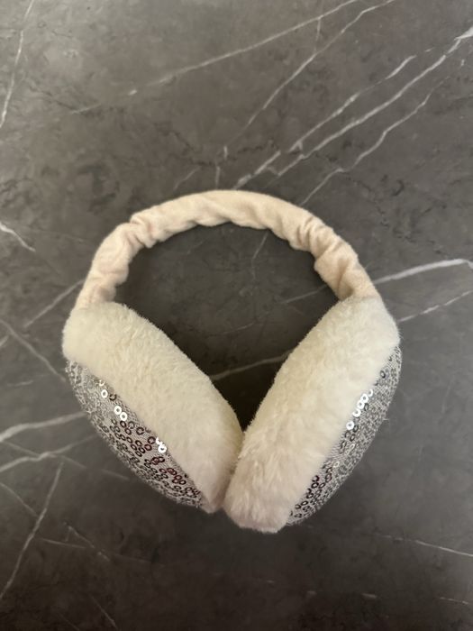 Теплі навушники з блискітками