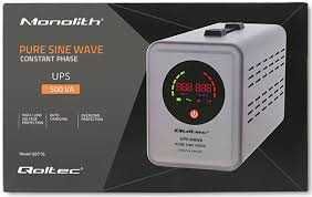 ИБП UPS Qoltek чистый синус 800ва 560вт для котла, компьютера наличие