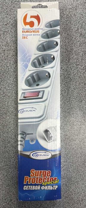 Сетевой фильтр-удлинитель для блока бесперебойного питания. Новый.