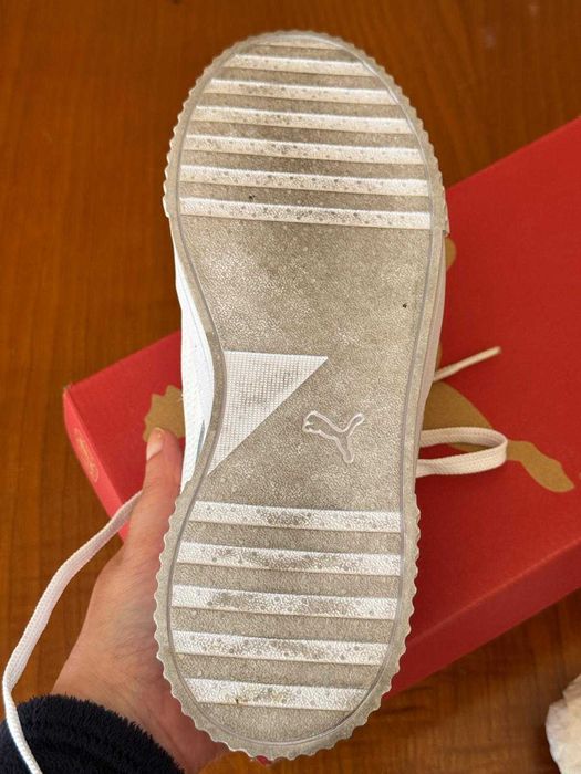 Sapatilhas - Puma White Silver 38,5