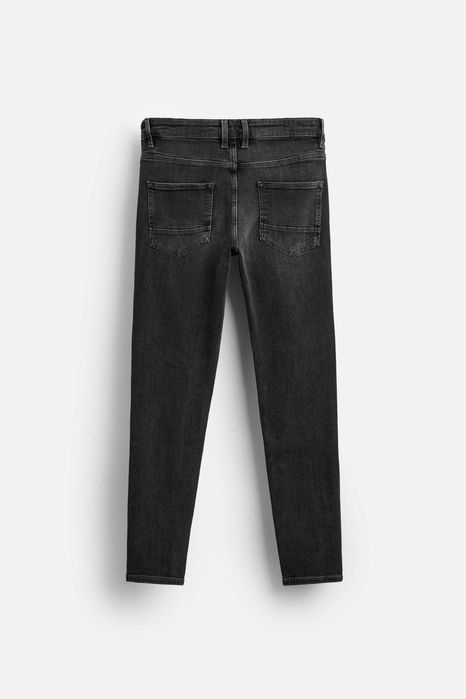 Czarne jeansy ZARA 36 slim dżinsy