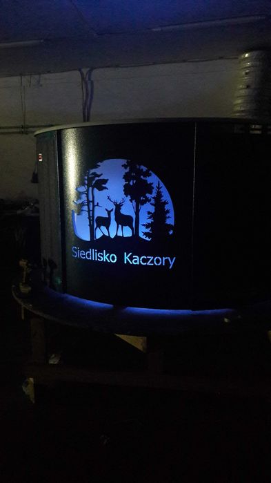 Balia Ogrodowa z Twoim Logo Beczka Kąpielowa Bania Sauna Jacuzzi Hydro