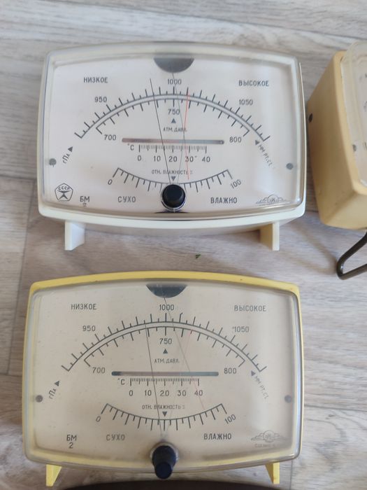 Барометри термометри, вологоміри