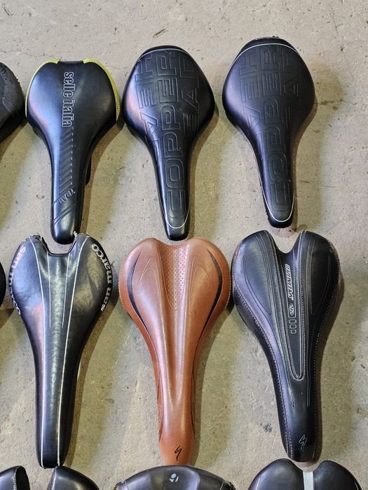 Сідак, сидіння Bontrager, Selle Italia, Fizic, Syncros,Specialized