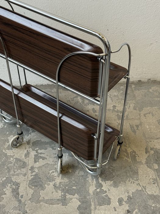 Barek stolik wózek na kółkach vintage