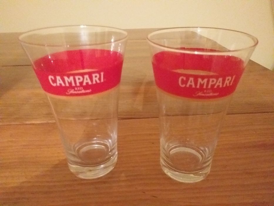2 Copos de Aperitivo "Campari"