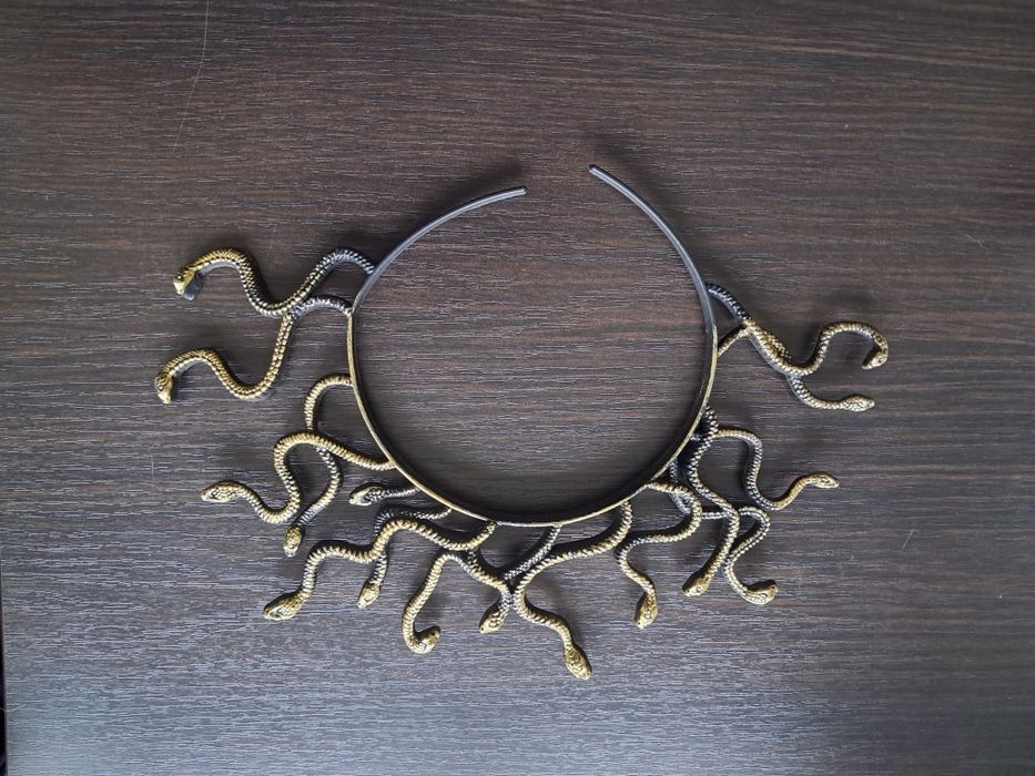 Opaska węże meduzy kostium Halloween