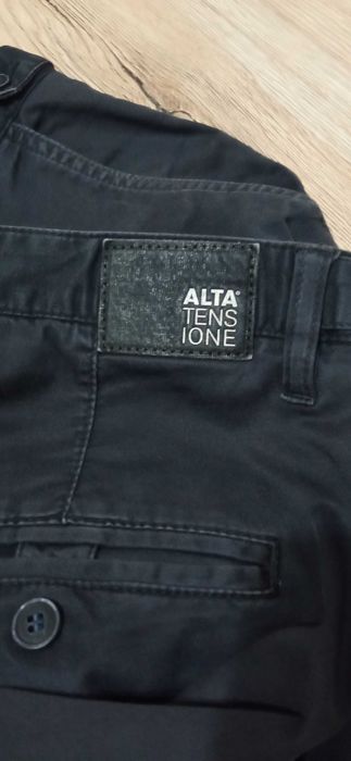Spodnie męskie cienkie granatowe