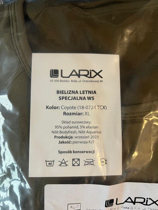 Bielizna letnia specjalna WS rozmiar XL
