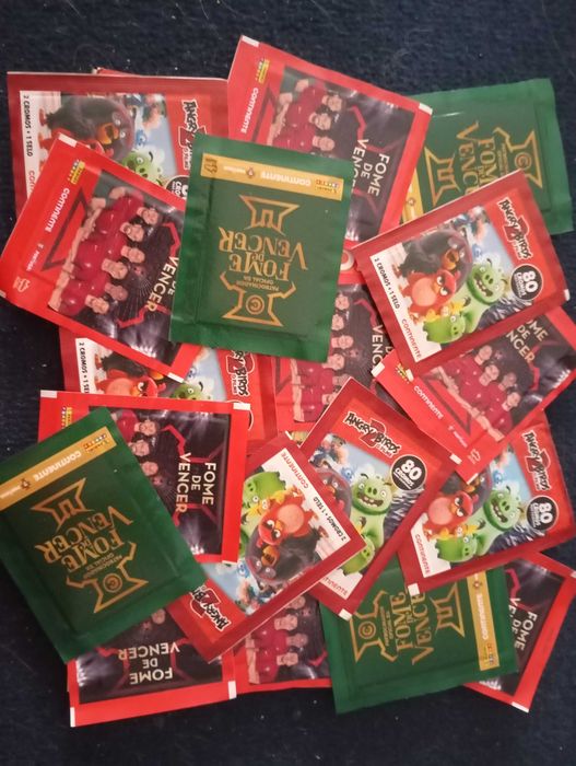 Saquetas de cromos Seladas variadas (ou troco)