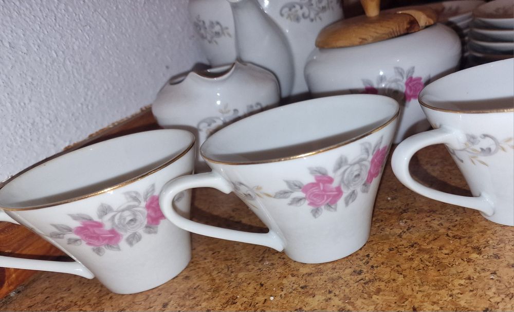 Conjunto de chá porcelana