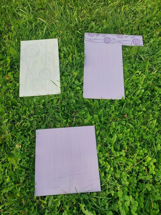 Płytki glazura terakota fioletowa liliowa wrzosowa Rosaria bianco