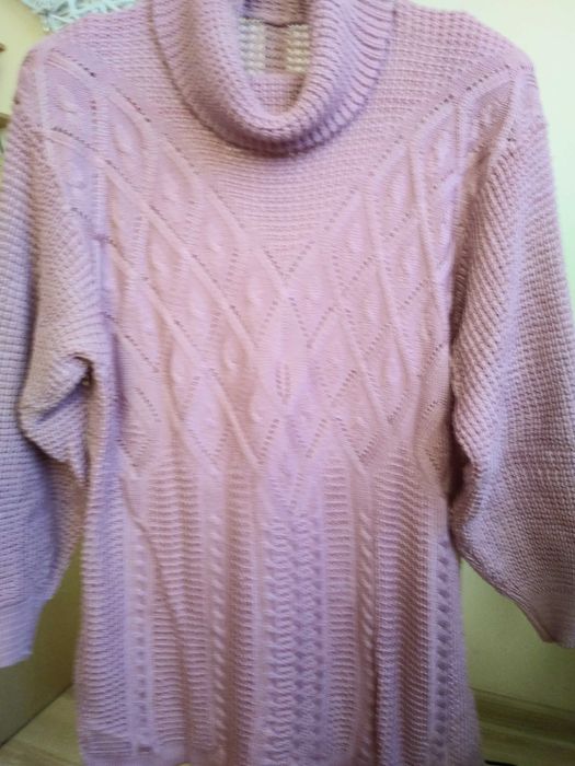 golf damski różowy