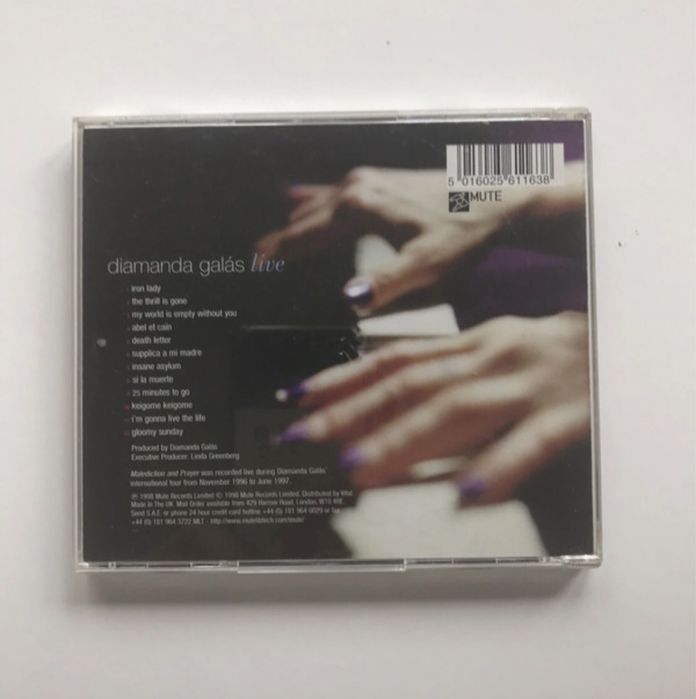 Diamanda Galás: Malediction And Prayer (1998)