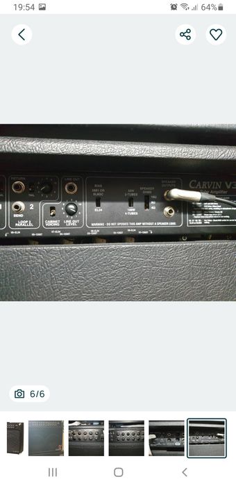 Carvin V3 100w vavulas el35