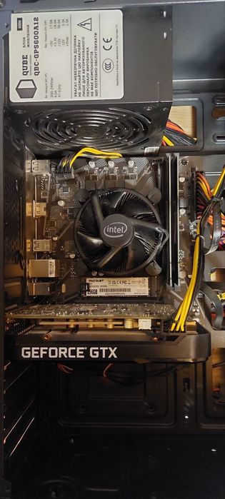 Ігровий комп'ютер 1660 super i3-10105f ddr4 16gb Игровой компьютер