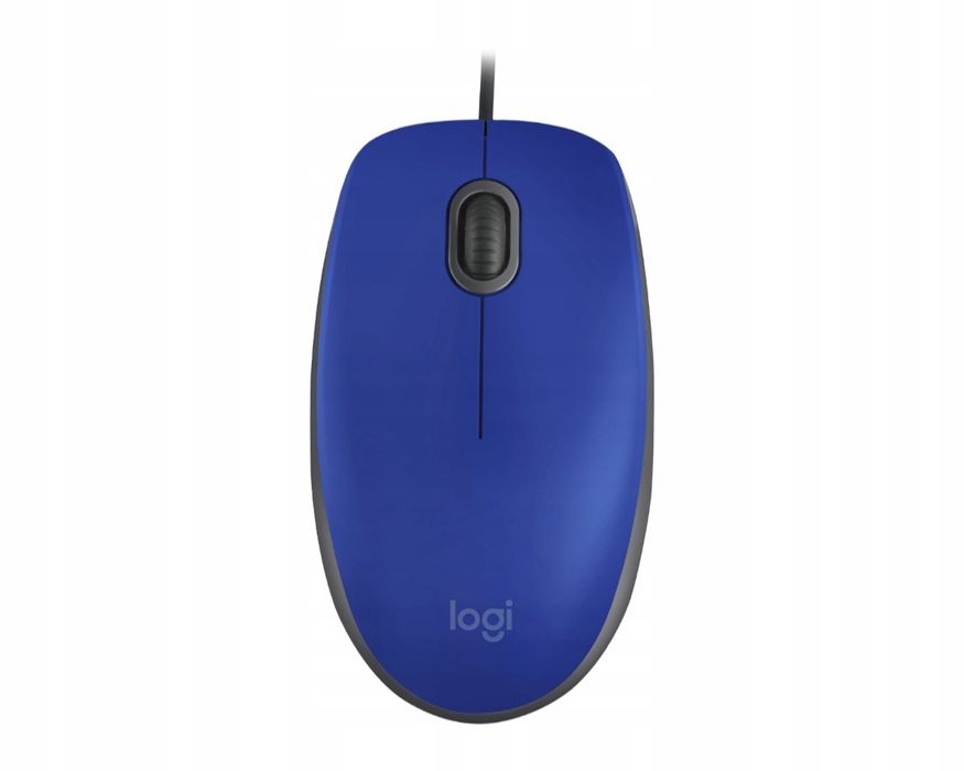 Cicha mysz optyczna USB Logitech M110 Silent dostosowana do obu dłoni