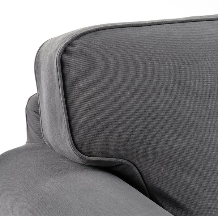 Sofa 3 osobowa ektorp używana szara nierozkładana