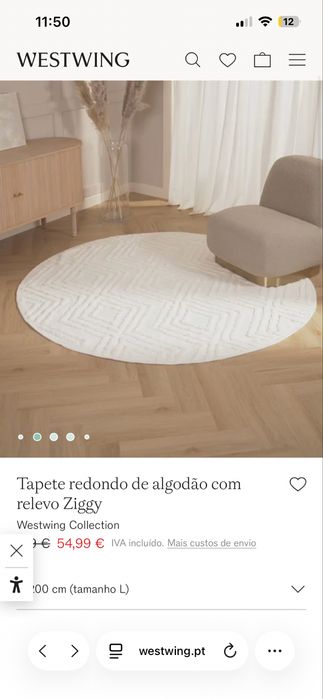 Tapete redondo 2M westwing