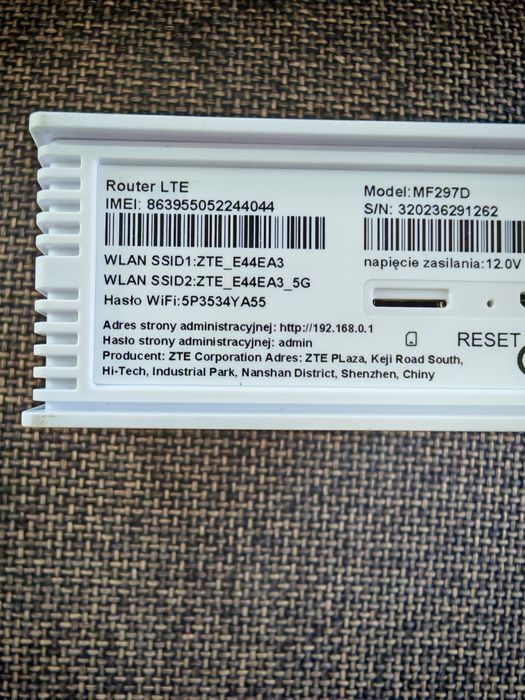 Zte MF297D router na kartę SIM 600 Mbps 4G LTE modem bezprzewodowy