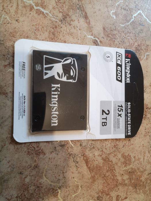Жёсткий диск винчестер SSD kingston kc600 2Tb
