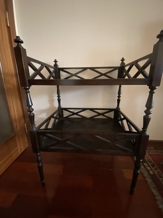 Mesa de Apoio / bar / estante Estilo Inglês - Vintage
