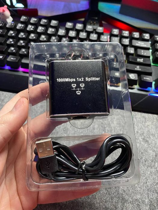Network cable splitter 1000 mbps