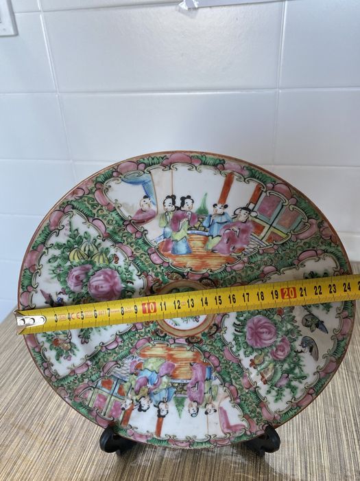 Prato porcelana china antigo