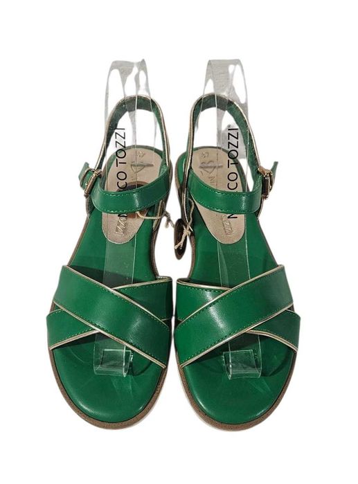 Nowe sandały marki Marco Tozzi. Rozmiar 37, kolor green, 28601