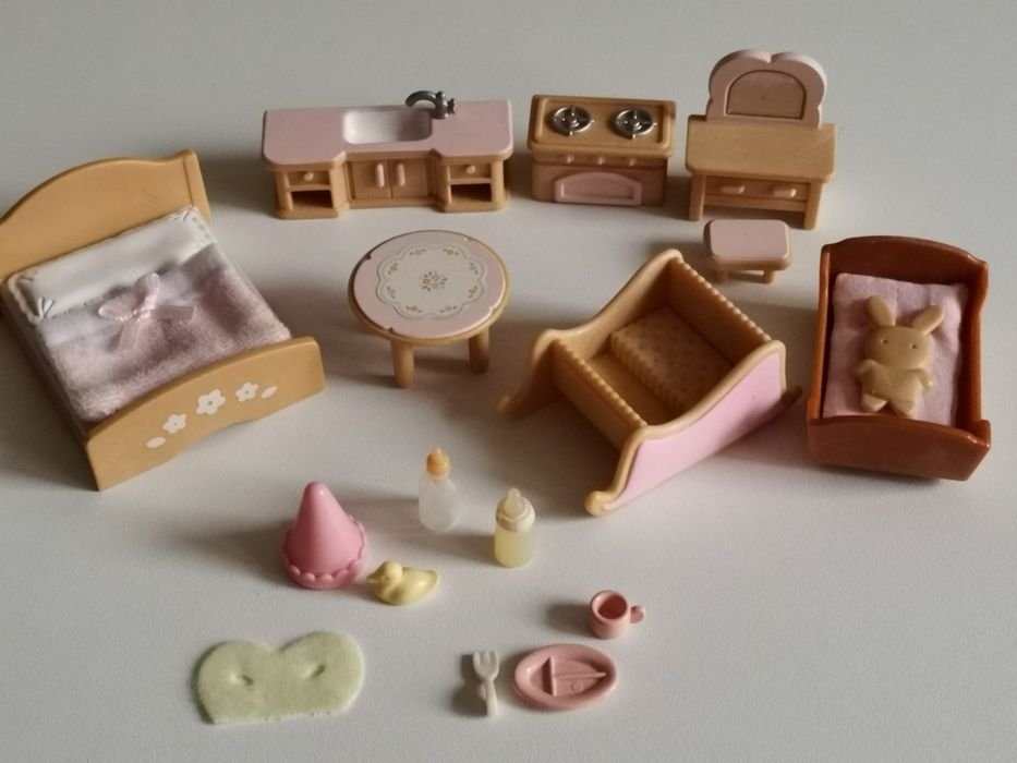 Sylvanian families silvanian сіліванія меблі посуд їжа для ляльок