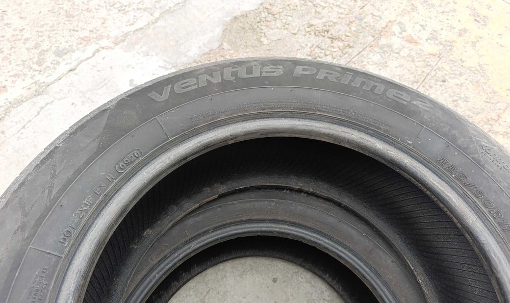 5 шт. - Літні шини Hankook Ventus Prime 2 (225/60R17 99H) - 5шт.