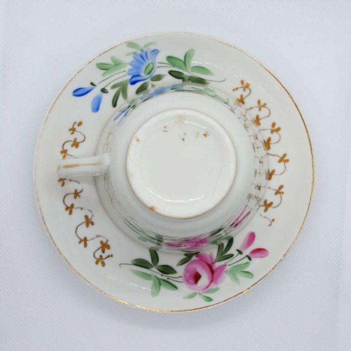 Chávena de chá com pires Vista Alegre (1881/1921)