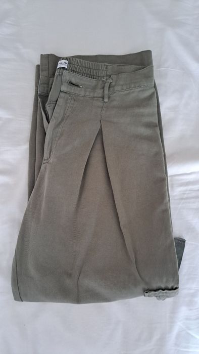 Calças Cargo verde azeitona ZARA - Excelente estado