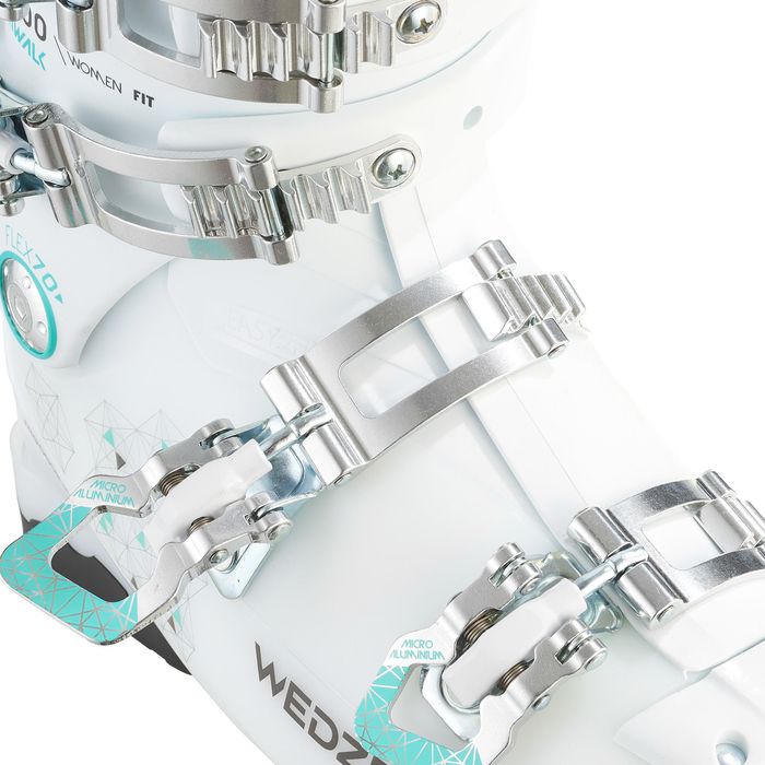 BOTAS DE SKI DE PISTA MULHER WID 500 BRANCO