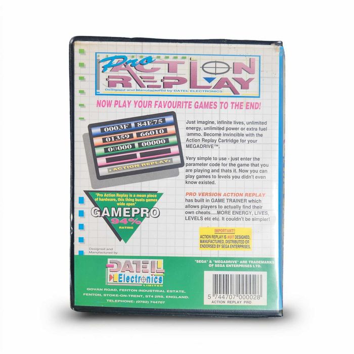 Pro Action Replay Sega Mega Drive Genesis