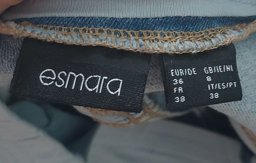 Jeansy ciążowe Esmara spodnie jeansowe