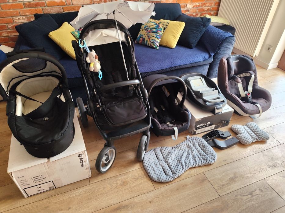 Zestaw dziecięcy Mutsy i Maxi Cosi