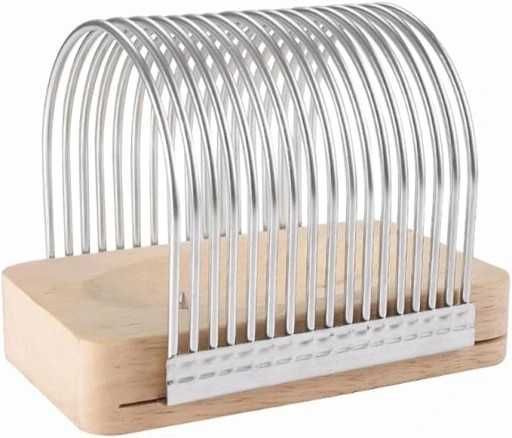 Krajalnica do chlebaDrewniana antypoślizgowa prowadnica do krojenia UB