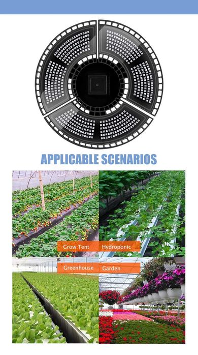Панельна фітолампа біколор 400Вт Е27