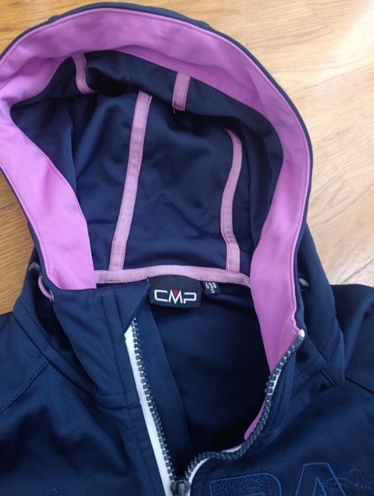 CMP kurtka przejściowa Softshell granatowa sportowa r. S